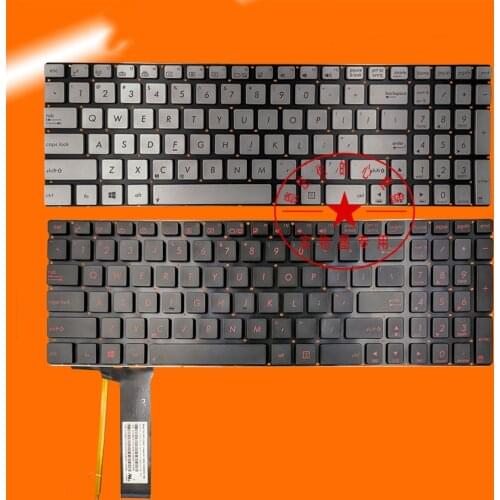 Laptop English Layout Keyboard Replacement For Asus N550 N550J N550X N550JV N550JK G550 Q550 N750/J/JV/G
