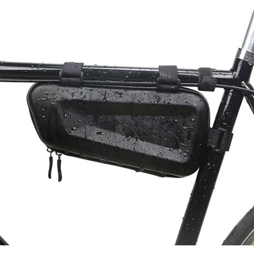 Bike Bag Waterproof EVA Hard Shell Under Tube Storage Bag for Mountain Road Bike Cycling Accessories