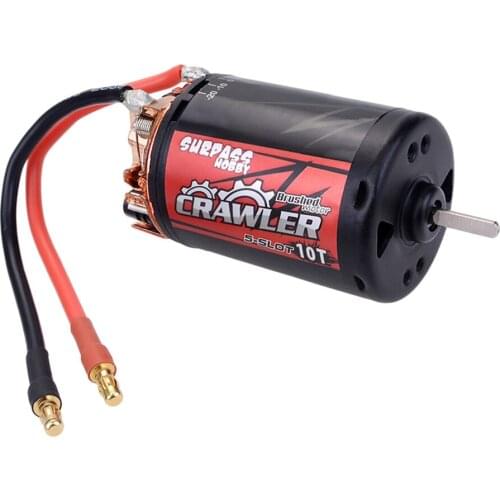 SURPASSHOBBY 1/10 RC Car Parts and Accessories 5-Slot 550 10T Brushed Motor