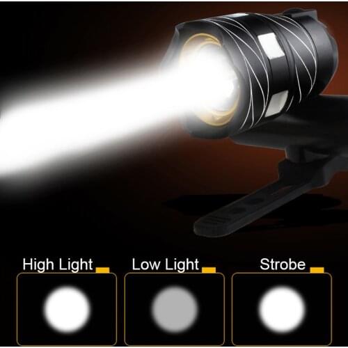 ZK30 16000LM 3000mAh LED USB Rechargeable Outdoor Zoomable T6 Bicycle Light Bike Front Lamp Torch Headlight Dropship
