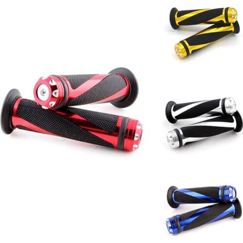 7/8Inch 22MM Universal Motorcycle Handle Handlebar Hand Bar Grip for Kawasaki Honda Yamaha Suzuki Benelli Ducati