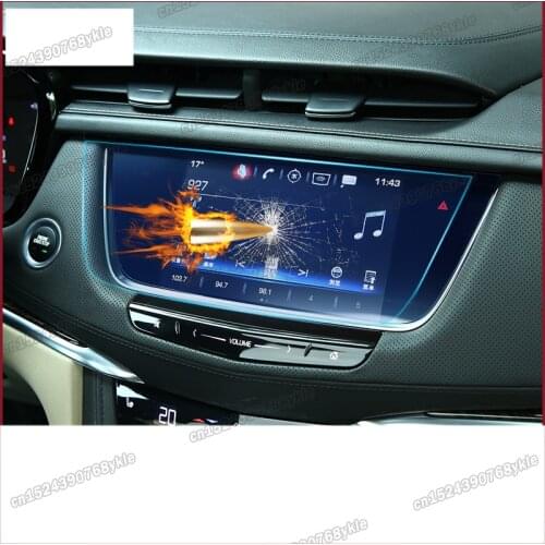 Lsrtw2017 car navigation screen protective film for cadillac xt5 xt4 xts ct6 ats srx 2011-2019