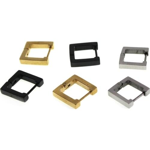 1pair/lot 316 Stainless Steel Earrings Jewelry Smooth Exquisite Big Circle Hoop Earrings for Women Girl Wedding Party 3x12mm