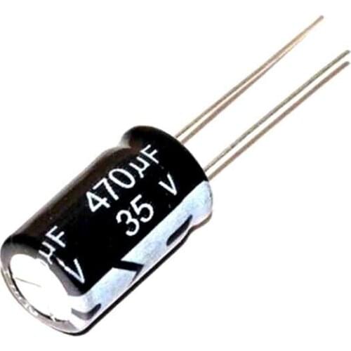 10PCS Higt quality 35V470UF 10*13mm 470UF 35V 10*17 Electrolytic capacitor