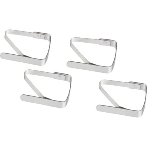4PCS Tablecloth Clip Stainless Steel Portable Table Cover Clip Tablecloth Fixed Triangle Clip Household Kitchen Supplies Stable