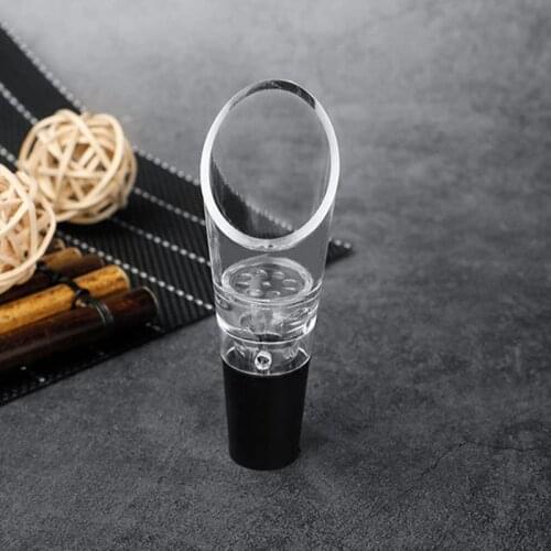 1Pc Red Wine Aerator Pour Spout Bottle Stopper Decanter Pourer Aerating Portable Wine Accessories Creative Wine Pour
