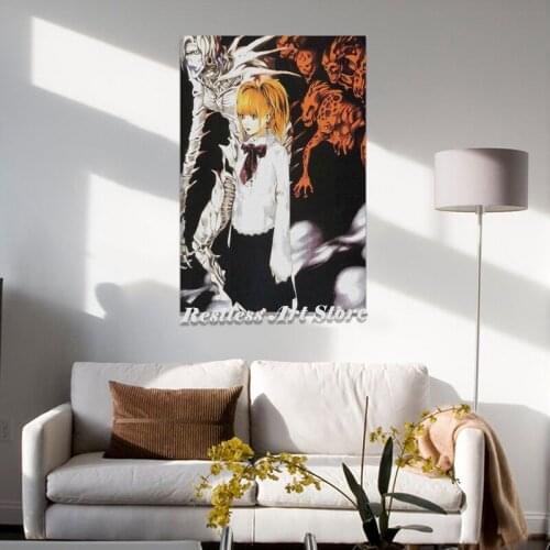 Rem and Misa Amane Death Note Anime Decoration Prints Canvas Home Decor Dorm Living Room Bedroom Poster Painting Wall Art