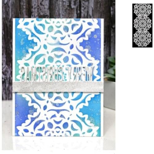 Arctic Winter Coming Soon Metal Stencil for Scrapbooking Album Decoration Craft for DIY Greeting Card Making 2021 New Arriver
