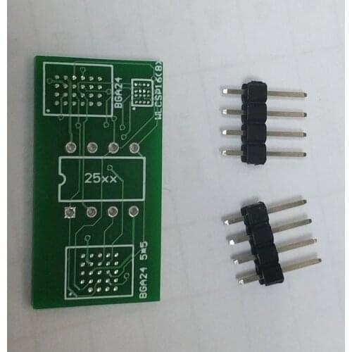 Bga24 transfer DIP8 4 * 6 ball 5 * 5 ball adapter board 25 chip simple board household access adapter board