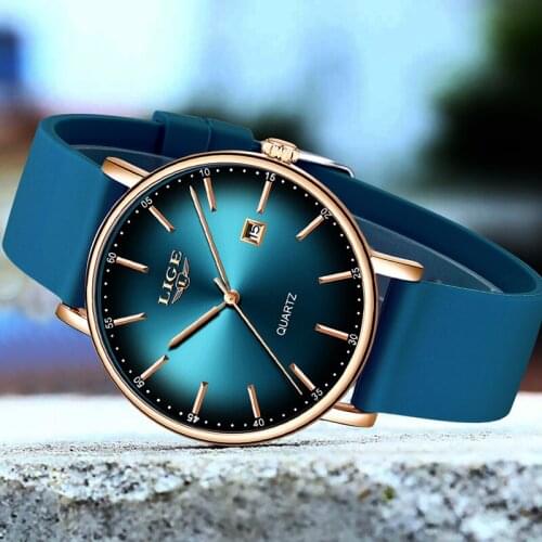 LIGE Watch Men Simple Fashion Watch Men Top Brand Quartz Watch Luxury Creative Waterproof Calendar Men Watches Relogio Masculino