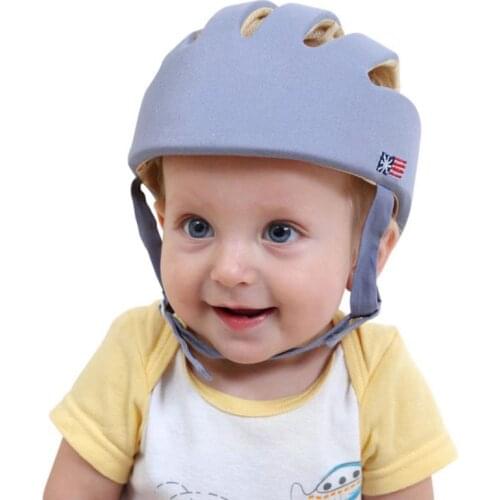 Baby Safety Helmet Anti-fall Toddler Hat Head Protection Cap Anti-collision Headgear Print Boy Girl Toddler Learn Walk Crash Cap