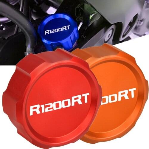 FOR BMW R1200RT Motorcycle CNC Cylinder Reservoir Cover Caps R 1200 RT 1200RT 2004-014 2013 2012 2011 2010 2009 2008 2007 2006