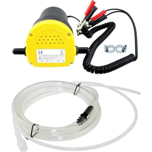 12V Electric Self-priming Suction Pump Automotive Oil Lubricated Gear Diesel Oil Pump Car Repair Tools