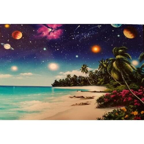 Modern Christmas Art Gift Seascape Oil Painting on Canvas for Living Room Wall Decor Hand Painted No Framed High Quality