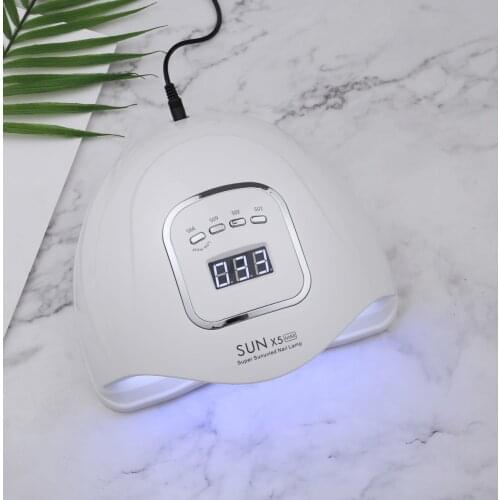 SUN X5 MAX UV LED Lamp Nail Dryer 150W Gel Polish Curing Lamp With Motion Sensor LCD Display Fast Drying Gel Nail Manicure Tools