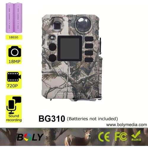 Little Hunting Camera Using18650 Batteries 18MP 940nm LED Low Glow Night Vision Cheap Tree Camera Support Boly Solar Panel