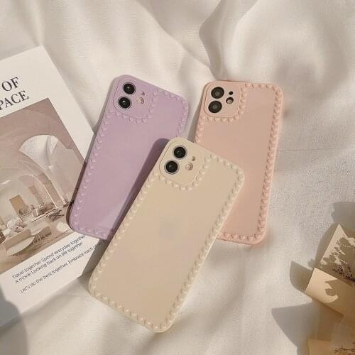 Retro Sweet girls Love photo frame Japanese Phone Case For iPhone 11 12 Pro Max Xr Xs Max 7 8 Plus X 7Plus case Cute Soft Cover