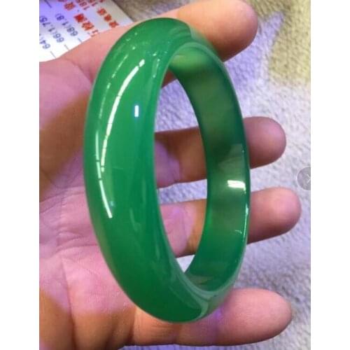 Natural manao green Chalcedony bracelet