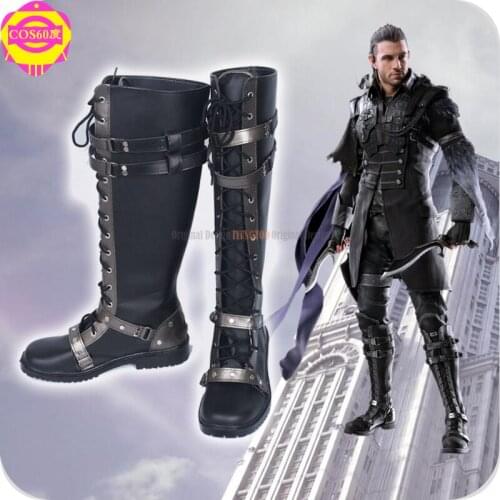 Final Fantasy Nyx Ulric Anime Characters Shoe Cosplay Shoes Boots Party Costume Prop
