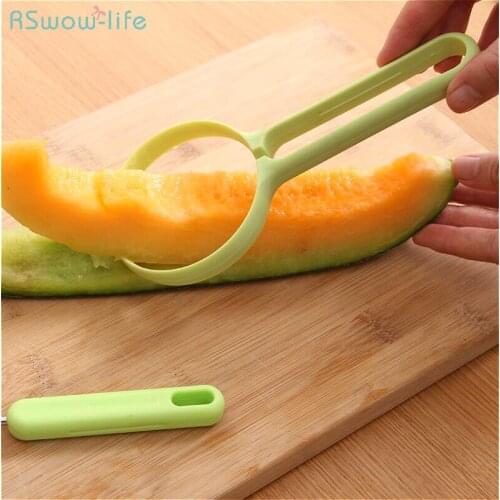 Fruit Melon Peeler Easy To Clean Fruit Digger 2 Sets PP Stainless Steel Peeler CIQ Eco-Friendly Practical Two-In-One About 54g