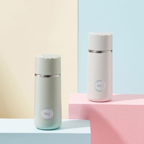 Portable Children Cup Vacuum Flask Thermos Bottle Cute Portable Cup Water Bottle Insulated Water Cup Insulated Pot