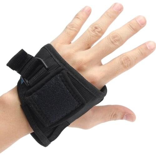 Durable Hand Free Light Holder Glove portable Diving Dive Underwater Torch holster Flashlight cover with magic sticker buckle