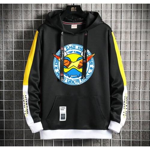 Anime Tengen Toppa Hoodie women men Popular Harajuku Hoodeds Pullover Streetwear Casual Fake Two-Piece jacket coat