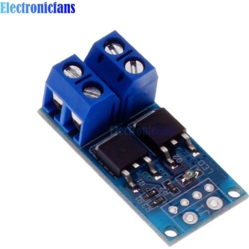 High Power 15A 400W MOS FET Trigger Switch Drive Module PWM Regulator Electronic Switch Control Panel DC 5V-36V