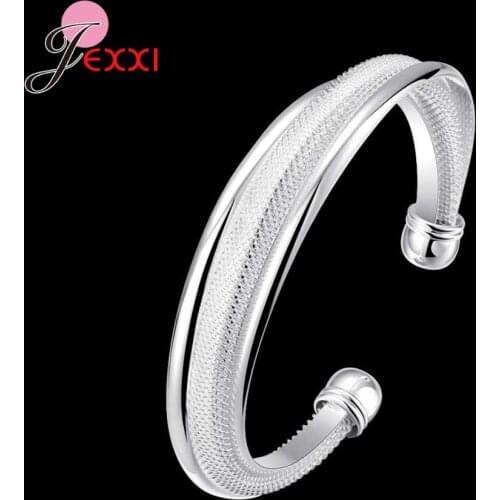 Drop Shipping Latest Models Genuine 925 Sterling Silver Bracelet Jewelry Accessory For Women Girls Party Dance Birthday