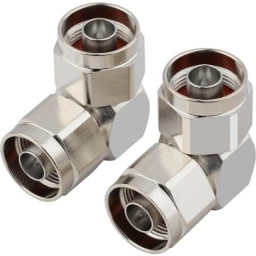 1pc N Male To N Male plug Right Angle 90 Degree RF Connector adapters