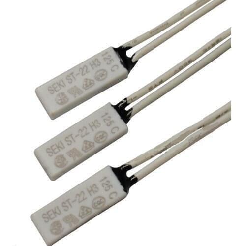 10 pcs Motor Thermal Protector ST-22 105 Degree Normally Closed Temperature Switch