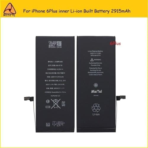 10Pcs/Lot Tested Phone Battery For iPhone 7 Plus 7G 6 6s Plus 6G 6P 5S SE 6SP inner Li-ion Built Back Door Housing Cover Battery
