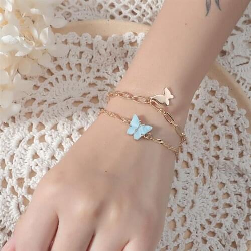 ANIWON Golden Bracelets