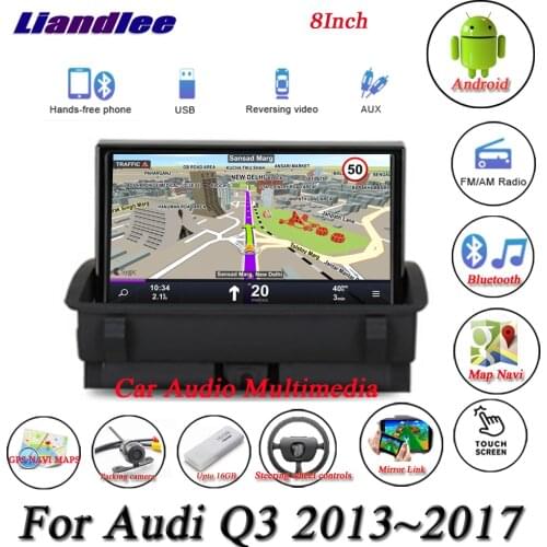 Car Android Multimedia System For Audi RS Q3 8U 2013-2017 Radio GPS Navigation Player Carplay Androidauto Stereo HD Screen