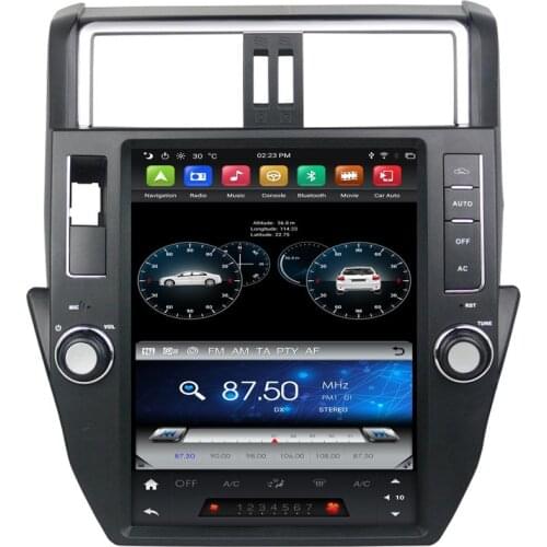 IPS Tesla style 12.1" Android 9.0 Car Auto Radio DVD GPS for Toyota Prado 150 LC150 2010-2013 Bluetooth 5.0 WIFI Easy Connect