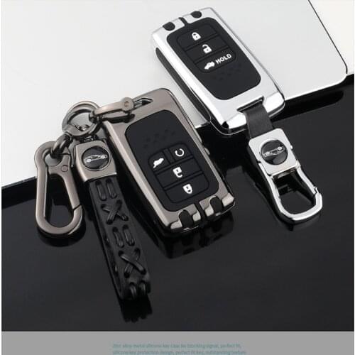 Zinc Alloy Car Key Cover Case Full Protection For Honda Civic Jade CRV URV XRV Fit Jazz Vezel Accord CRV BRV 2019 Accessories