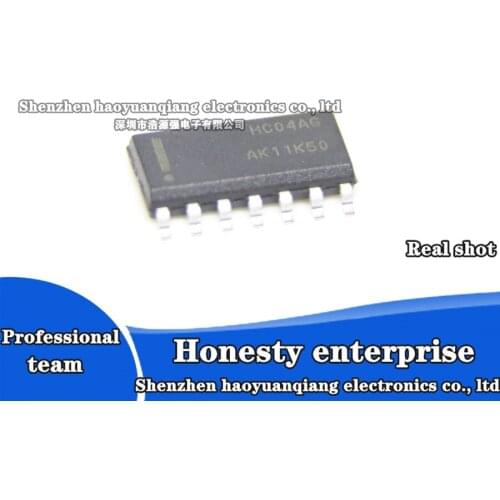 10PCS Genuine original MC74HC04ADR2G HC04AG chip SOP-14 hexagonal inverter logic chip