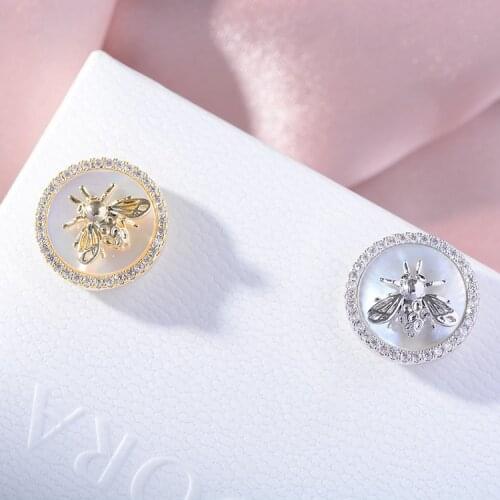 Zircon Bee Round Magnet Brooch Rhinestone Crystal Corsage Mens Suit Shirt Collar Pin Luxulry Brooches for Women Accessories