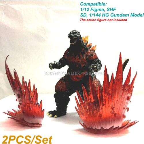 Tamashii Effect Flame Explosion Wind Impact Effect Compatible 1/12 Figma SHF GSC NECA Action Figure Bandai HG 1/144 Gundam Model