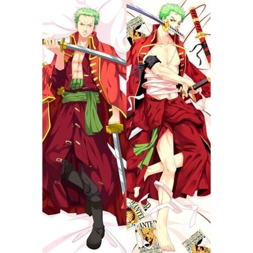 Hot Anime OP Roronoa Zoro Dakimakura Huggable Bedding Body Pillow Cover Male Cosplay Otaku Fujoshi Huggable Pillowcase Gifts