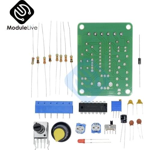 1 Set ICL8038 Monolithic Function Signal Generator Module DIY Kit Sine Square Triangle Electronic Board DC 12V Square Wave