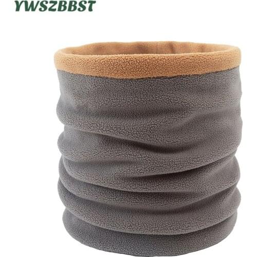 New Stitching Plush Winter Scarf Boys Girls Women Men Autumn Kids Thick Scarf Elastic Muffler Velvet Winter Baby Scarf