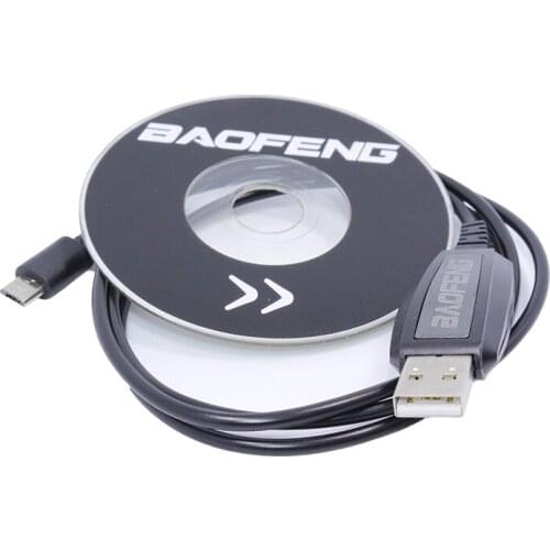 Original BAOFENG USB Programming Cable with CD firmware For BAOFENG BF-T1 Mini Radio walkie talkie BF T1