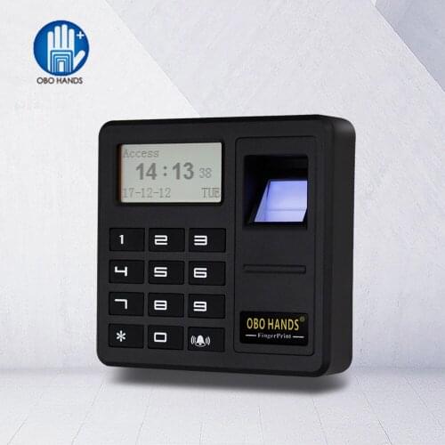 Fingerprint Access Control System Biometric RFID Keypad Card Reader Door Opener Standalone Access Controller 125KHz/13.56MHz