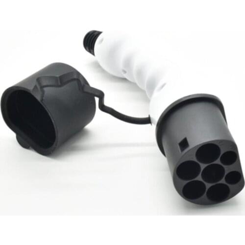 Three Phase 32Amp/16Amp IEC 62196-2 Type 2 Male Plug 22KW EV Charging Station end For Type2 Electric Vehicle Charger Connector