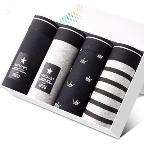 Mens Boxer Shorts Sexy Boxers Man Underwear Cotton Short Homme Underpants Male Panties Solid Cuecas Wholesale lots