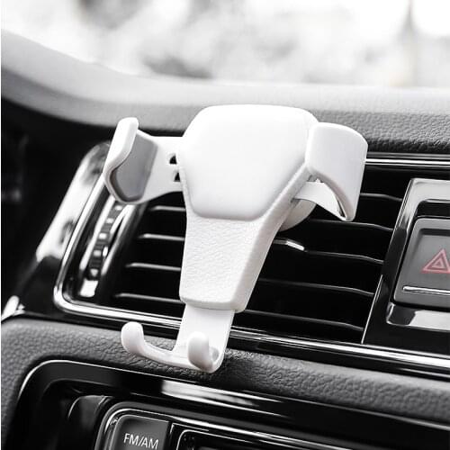 Universal Anti-skid Car Phone Holder Air Socket Mount Clip Clamp Adjustable Mobile Phone Stand Bracket GPS Car Gravity bracket