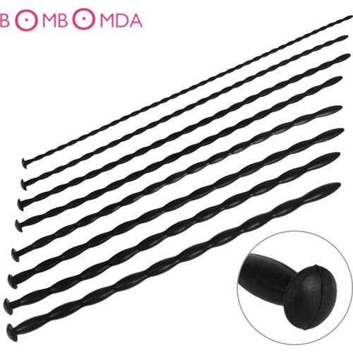 Silicone Urethral Catheter Penis Urethra Stimulator Dilator Urethral Rod Sex Toys Male Penis Plugs Masturbator Urethral Sounds