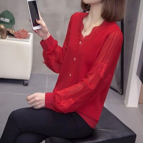 Hollow Out Knitted Cardigan Sweaters Coat Women 2021 Autumn Lace Patchwork V-neck Long Sleeve Loose Knitwear Jumpers Red 4XL