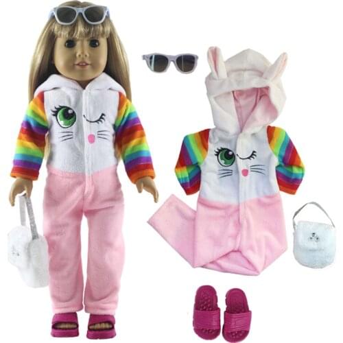 1 Set Beautiful Casual Wear Outfit Doll Clothes for 18'' American Doll B27